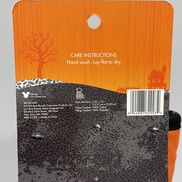 DISNEY Halloween Kitchen Oven Mitts Mickey And  Minnie Mouse BOO NEW - Picture 7 of 8